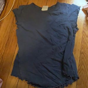 Blue free people top